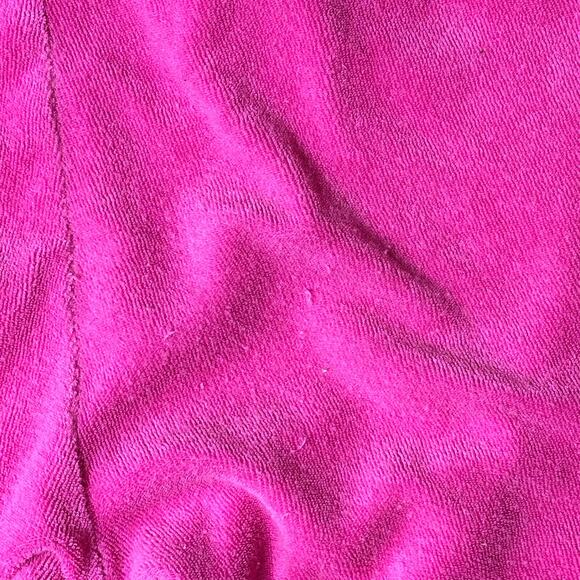 Juicy Couture Girls 10 Pink Velour Pants Sweatpants Stretch Comfort - Picture 4 of 6